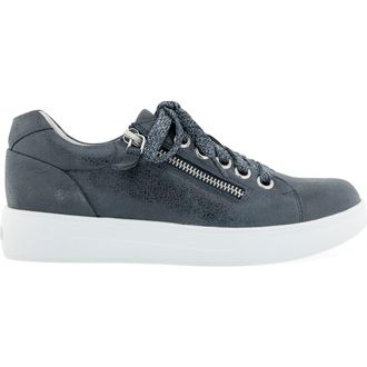 Munro Tilly Sneaker in Denim Leather at Nordstrom, Size 10.5