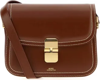 A.P.C. A.p.c., Tassen, Dames, Bruin, ONE Size, Sac Grace Small