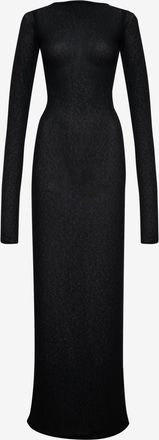 Rhude Black Rayon Casual Womens Dress