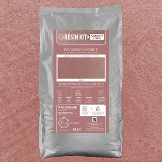 Fleur Kit Resina Cemento Fleur in Polvere per Pavimenti Pareti Piastrelle - Colore: Amelie - Formato: 8 Kg