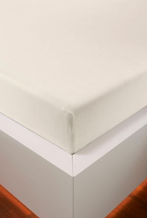 BELLANA Spannbettlaken »Jersey-Elasthan Aqua in Gr. 90x200, 140x200 oder 180x200 cm« aus Baumwolle, für Matratzen bis 35 cm Höhe, Bettlaken, Spannbetttuch