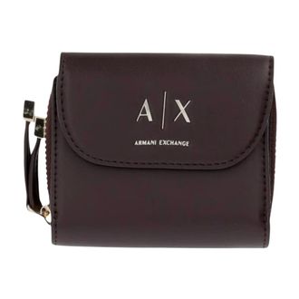 A|X Armani Exchange Portemonnee - Dames - Accessoires - Bruin - Maat: ONE Size Poliester