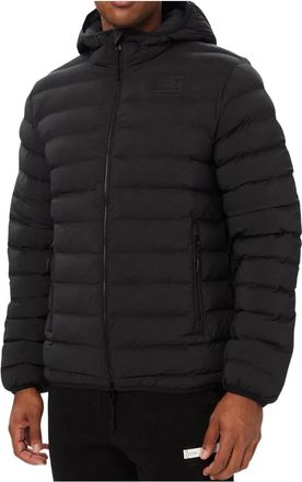 Emporio Armani Piumino con zip e cappuccio - - Jackets - Uomo - Nero - M