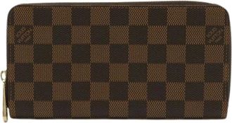 Louis Vuitton Pre-owned Wallets, female, Brown, Size: ONE SIZE Pre-owned Canvas Wallet