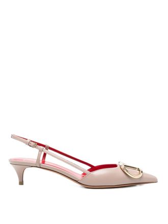 Valentino Garavani Vlogo Signature Leather Pumps