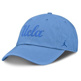 Nike Jordan Mens UCLA Primetime Campus Club Toned Jordan Brand College Adjustable Hat in Blue | JC014EYUCL-BK2