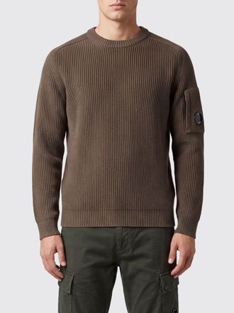 C.P. Company C. P. COMPANY Maglia girocollo in cotone con logo a contrasto