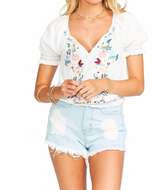 Show me your Mumu Lucy Top In White