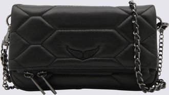 Zadig&Voltaire Black Leather Rock Nano Xl Shoulder Bag