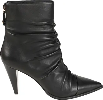 Pinko Vane 02 Pointed-Toe Conical-Heel Ankle Boots