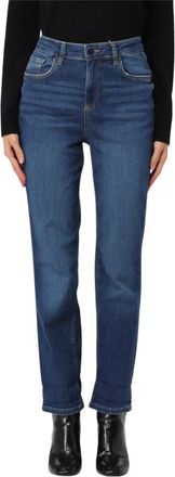 Liu Jo Straight Fit Jeans - Dames - Slim Fit Jeans - Blauw - W25 - Katoen - Jeans