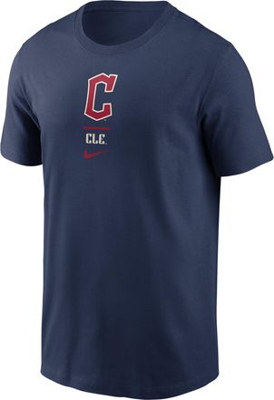 Nike Cleveland Guardians City Connect 2-Hit Nike Mens MLB T-Shirt in Blue | N19944BGUA-V0M