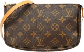 Louis Vuitton Pre-owned Mini Bags, female, Brown, Size: ONE SIZE Pre-owned Vintage Monogram Pouch
