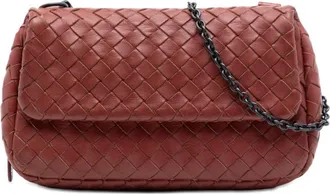 Bottega Veneta Pre-owned Bottega Veneta Mini Nappa Intrecciato Expandable Chain Flap Crossbody Ladies WN6DAMS599C45TMR