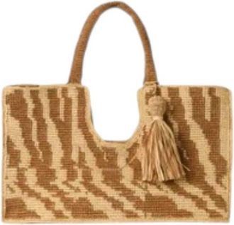 BTB Los Angeles Womens Sahara Tote Bag In Natural/taupe
