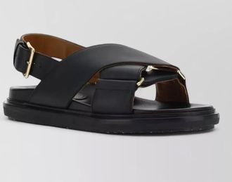 Marni leather fussbett sandals