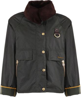 Barbour Jassen, Dames, Groen, S, Catton Wax