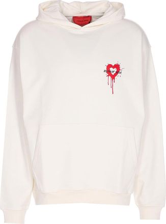 Vision Of Super Heart Print Hoodie