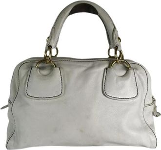 Miu Miu Pre-owned Handbags, female, White, Size: ONE SIZE Pre-owned Leather Handbag