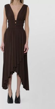 Alaia midi jersey dress cutout sides