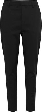 Kaffe Zwart Diep Slim Fit Broek - Dames - Slim Fit Broeken - Zwart - L - Broeken