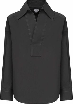 Bottega Veneta Cotton And Silk Poplin Shirt