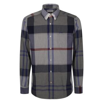 Barbour Op maat gemaakt overhemd voor heren - Heren - Casual Overhemden - Grijs - S - Overhemden