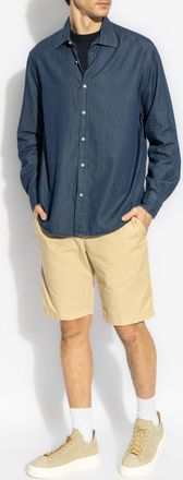 Paul & Shark Cotton Shirt, Mens, Navy Blue