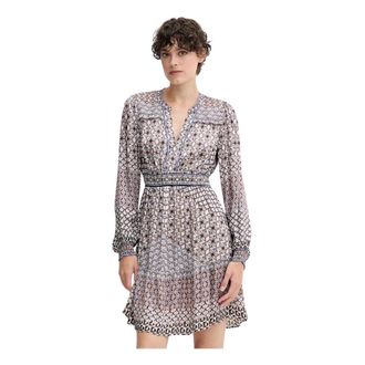 Hale Bob Hunter Charmeuse Jurk - Dames - Korte kleedjes - Veelkleurig - S - Rayon - Kleedjes