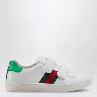 Gucci Ace white sneakers with Web ribbon