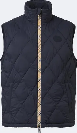 Burberry Burberry Check quilted vest