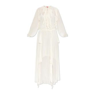 Diesel Jurk D-Azzling - Dames - Maxi kleedjes - Beige - XS - Kleedjes