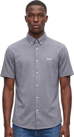 HUGO BOSS Grey Regular Logo Shirt