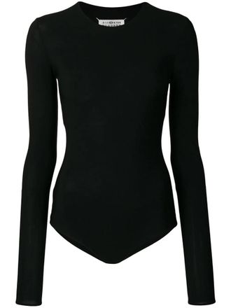 Maison Margiela Black Black Long Sleeve Bodysuit