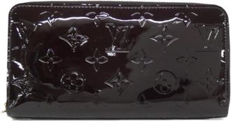 Louis Vuitton Amarante Leather Long Wallet (Bi-Fold) (Pre-Owned)