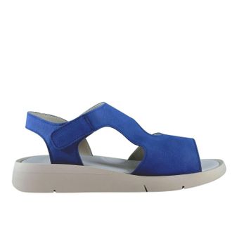 Saydo Womens Felicity Sandal In Blue/off White