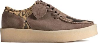 Clarks x Salehe Bembury Mocassini da barca con stampa - Marrone