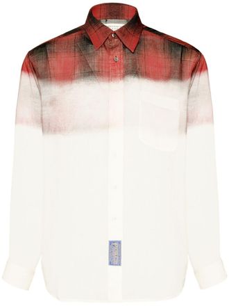 Maison Margiela Pendleton checked shirt - White