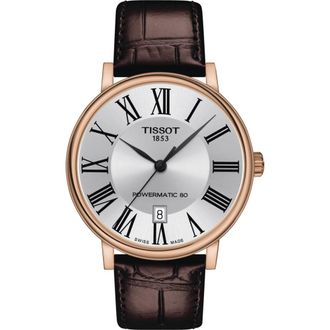 Tissot Carson Mens Brown Watch T1224073603300 Leather - One Size