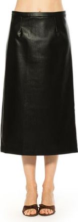 Alexia Admor ISLA MIDI SKIRT in Black at Nordstrom, Size 10