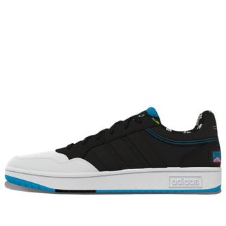 adidas Hoops 3.0 Black Blue White FZ5960