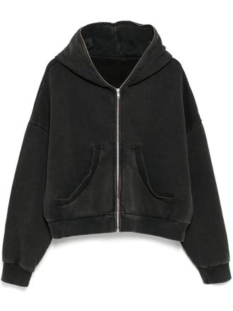Entire studios Eternal zip hoodie - unisex - Cotton - M - Black
