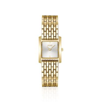 BOSS Gold-tone watch with square case