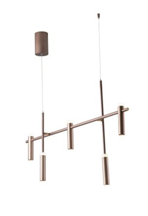 Fan Europe Fan Europe Candle - L&aacute;mpara Colgante De Barra Led 5 Luces, Bronce