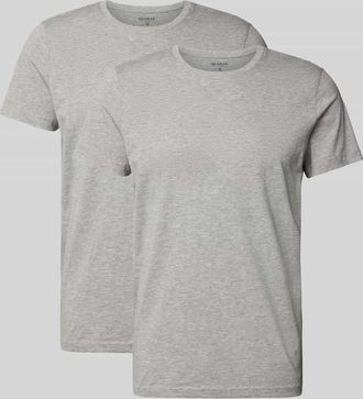 Mc Neal T-Shirt mit Rundhalsausschnitt im 2er-Pack in Hellgrau Melange, Gr&ouml;&szlig;e XXL