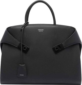 Ferragamo Black Hug Business Bag