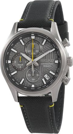Seiko Chronograph Quartz Grey Dial Mens Watch SSB423P1