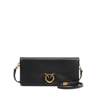 Pinko Cross Body Bags, female, Black, Size: ONE SIZE Love Bag Click Soft Horizontal