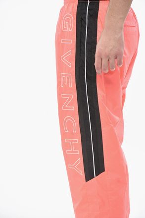 Givenchy Joggers NEON in Nylon con Bande Laterali a Contrasto Givenchy