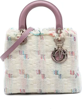 Dior Pre-owned Dior Medium Tweed Lady Dior Ladies 8DTGJAKOZ1NZCOH1